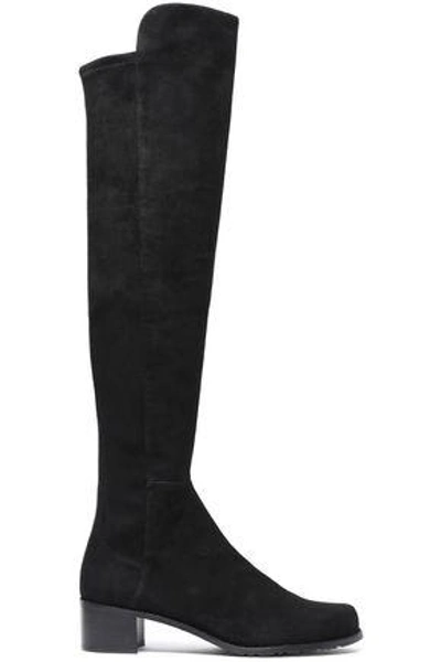 Eloise 30 Suede Boots In Black
