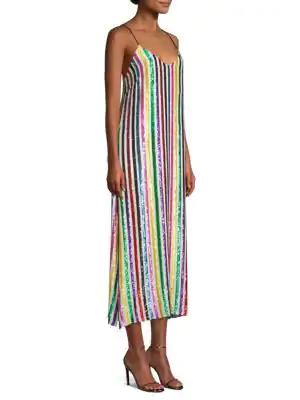 caroline constas elena slip dress