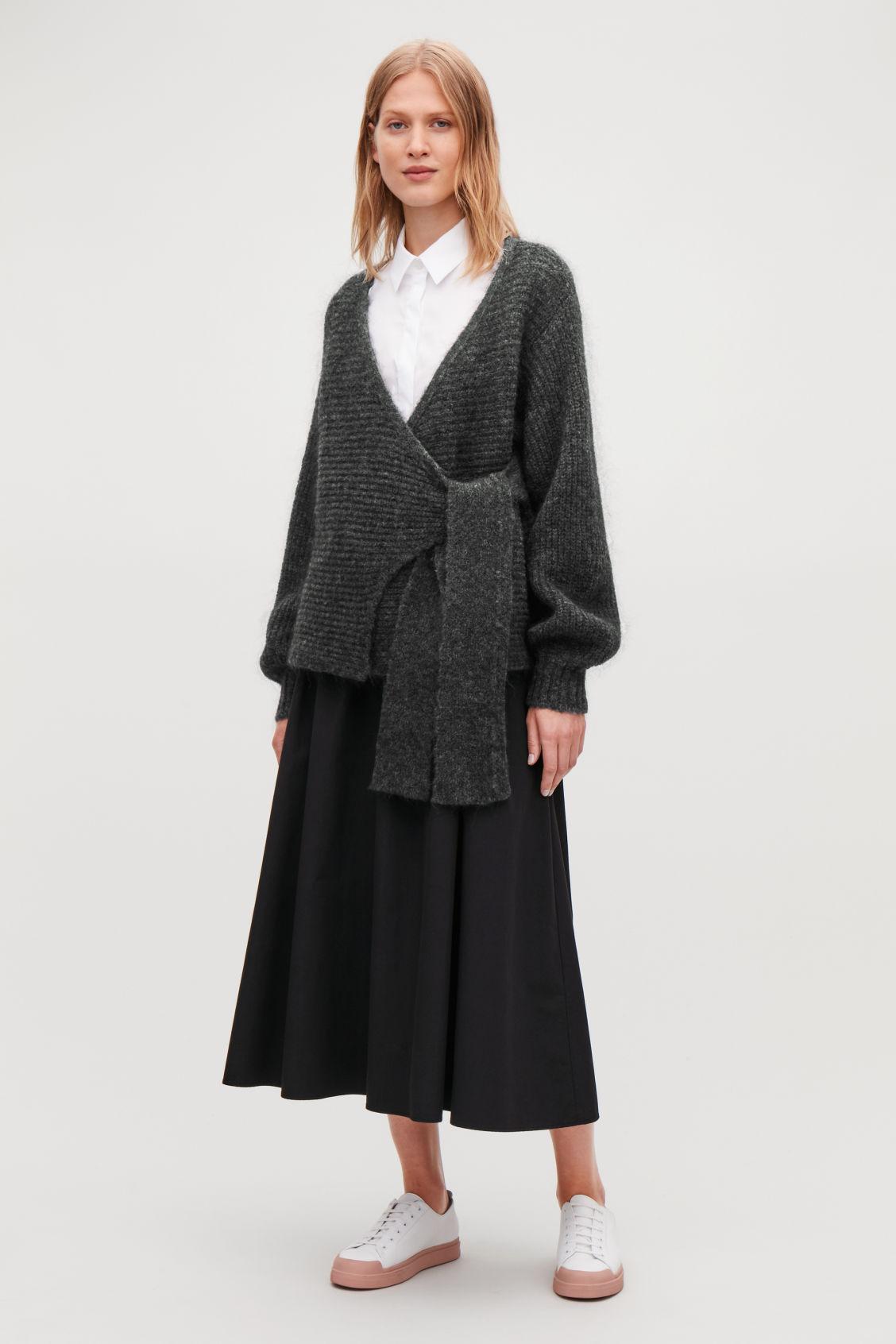cos wrap cardigan