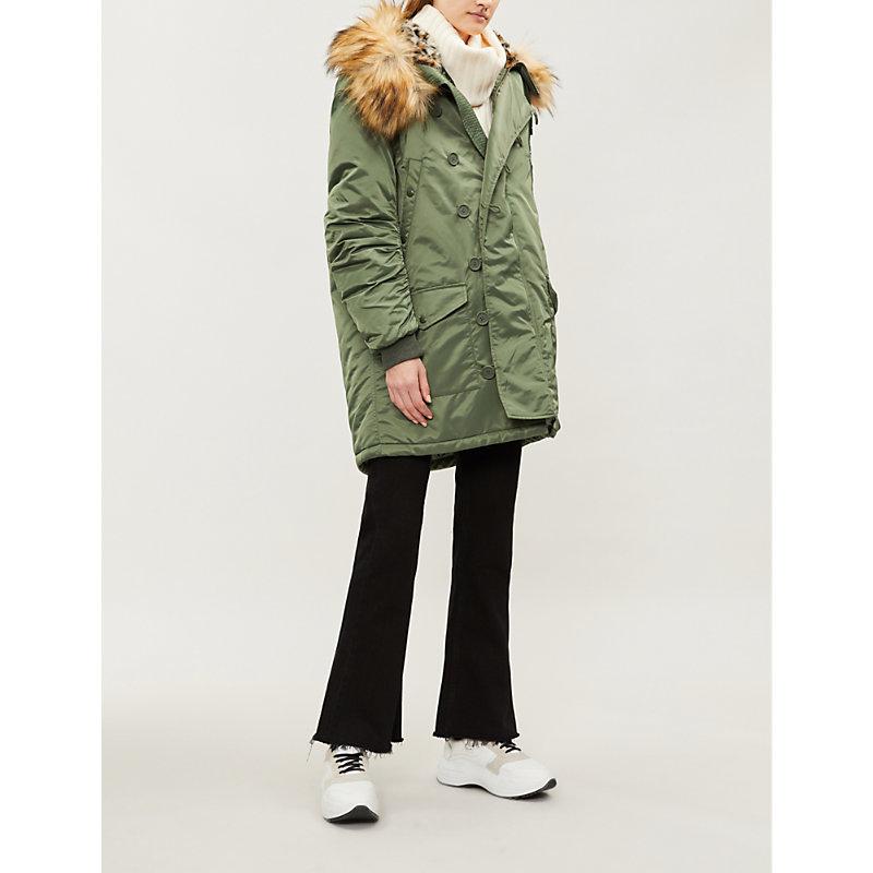 the kooples parka with fur hood