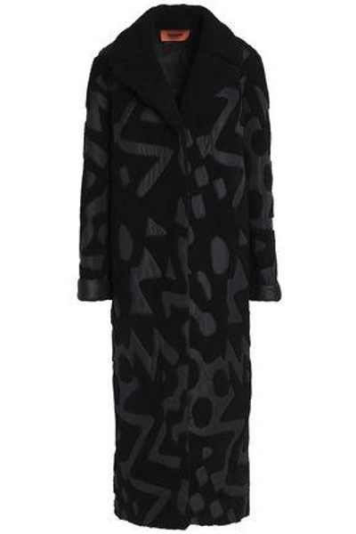 Shop Missoni Woman Reversible Shell-appliquéd Shearling Coat Black