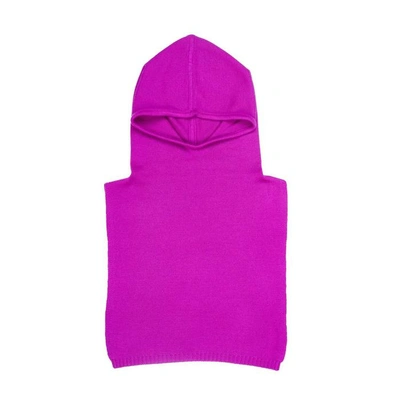 Shop Arela Betty Cashmere Coif In Bright Pink