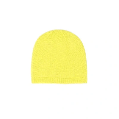 Shop Arela Nao Cashmere Beanie In Bright Yellow