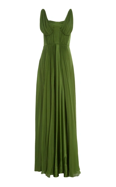 Amur Adele Gown In Green | ModeSens