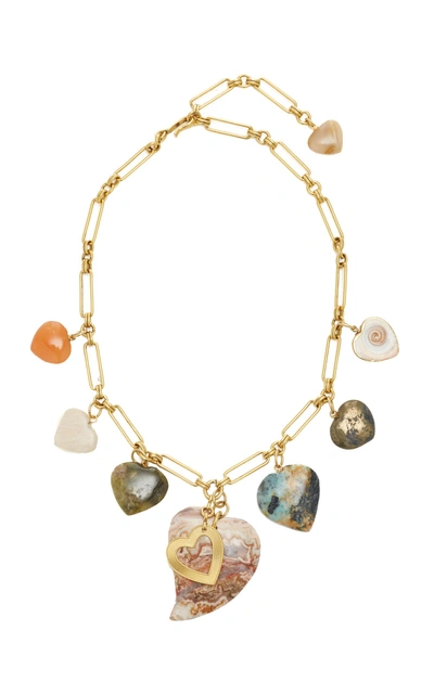 Shop Brinker & Eliza Serendipity Necklace In Multi