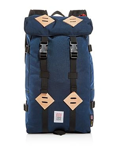 Shop Topo Klettersack Cordura Backpack In Navy