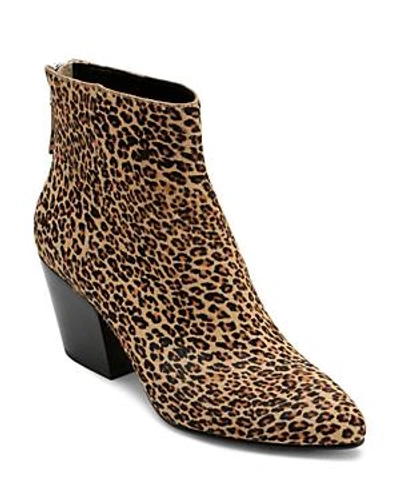 Shop Dolce Vita Women's Coltyn Printed Calf Hair Booties In Leopard