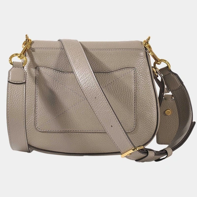 Shop Marc Jacobs Recruit Small Saddle Bag In Grey