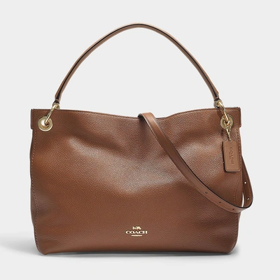 Coach Clarkson Hobo Bag In 1941 Brown Calfskin In Blue ModeSens