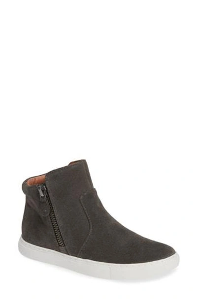 Shop Gentle Souls By Kenneth Cole Carter Bootie In Grey Suede