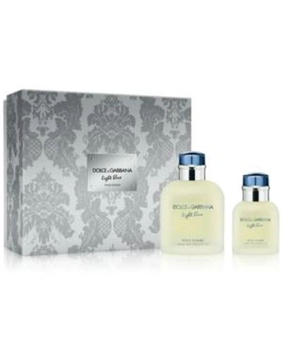 Shop Dolce & Gabbana Men's 2-pc. Light Blue Pour Homme Gift Set