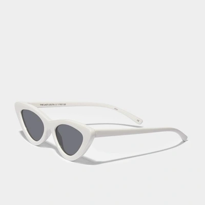 Shop Le Specs | The Last Lolita Sunglasses In White Acetate