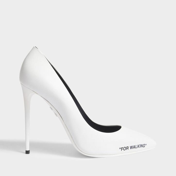 for walking heels off white