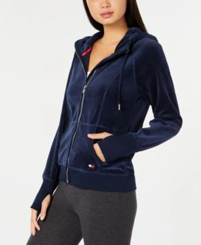 Tommy hilfiger hotsell velvet hoodie