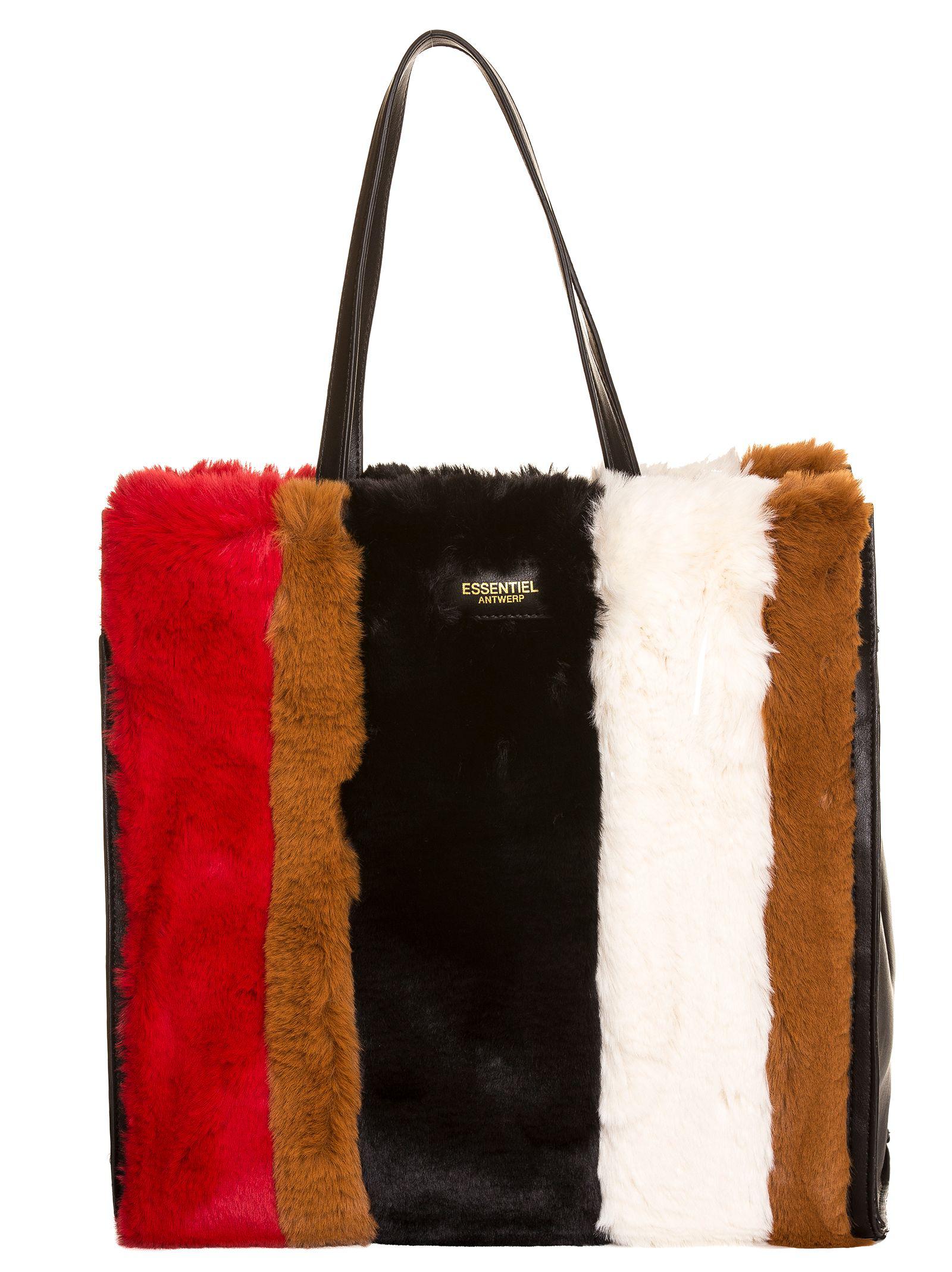 fur tote bag