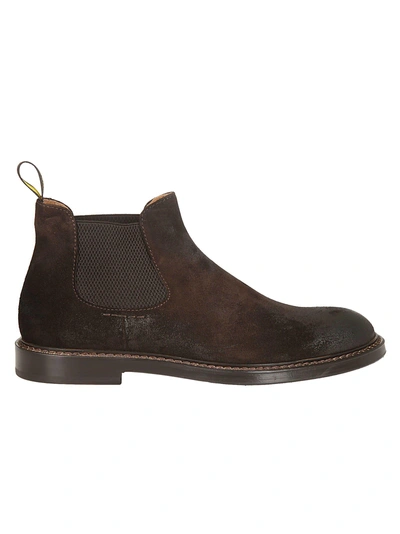 Shop Doucal's Pull Tab Rear Ankle Boots In Moro