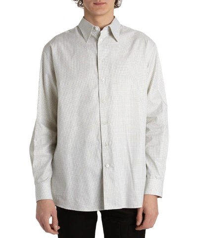 Shop Raf Simons Cotton Shirt In Bianco
