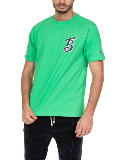 Shop Champion Crewneck T-shirt In Green