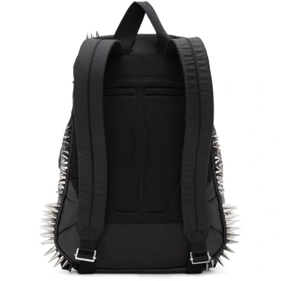 Shop Valentino Black  Garavani Bounce Backpack