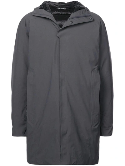 Shop Arc'teryx Concealed Fastened Jacket In Grey