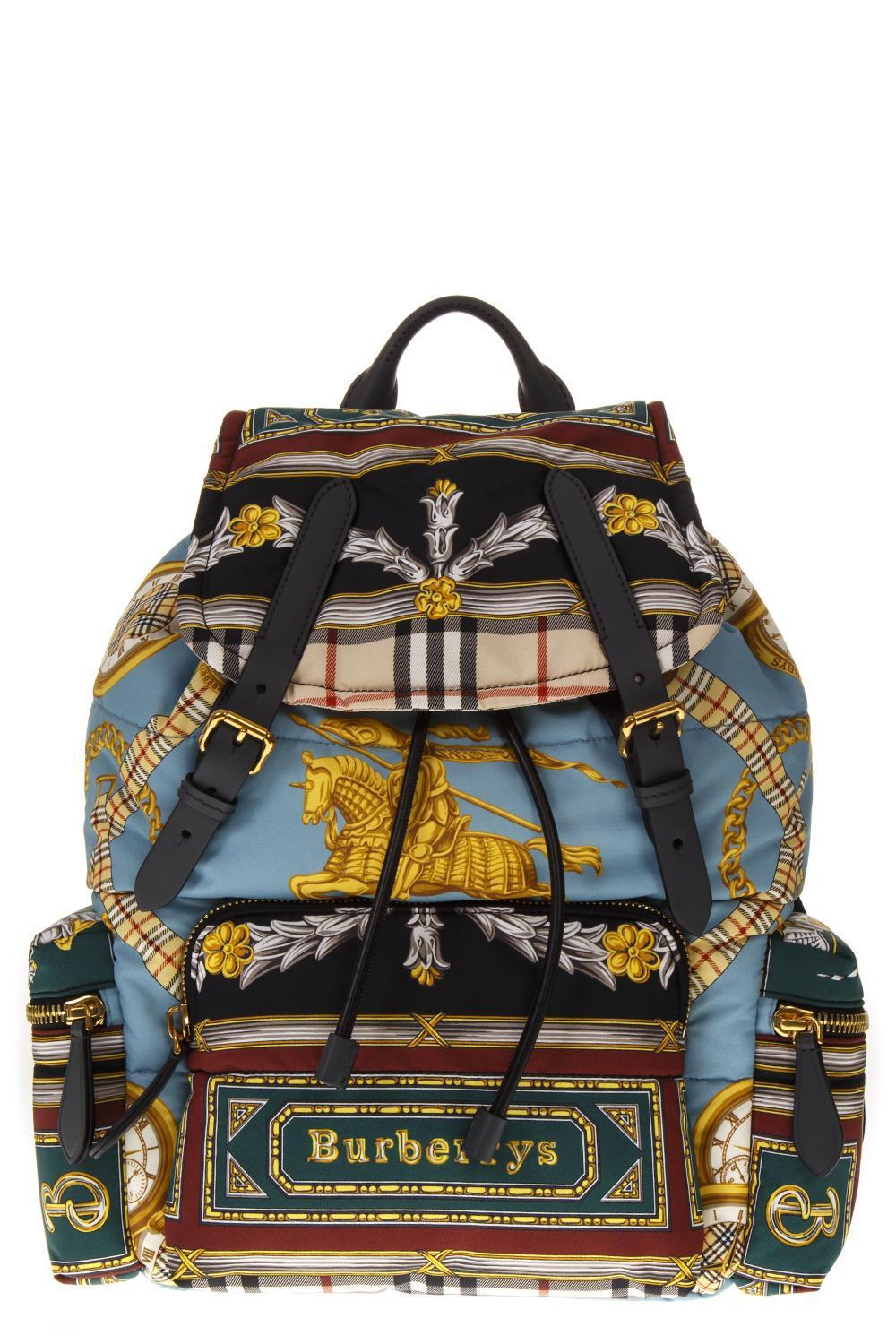 Burberry Archive Scarf Print The Medium Rucksack In Multi | ModeSens