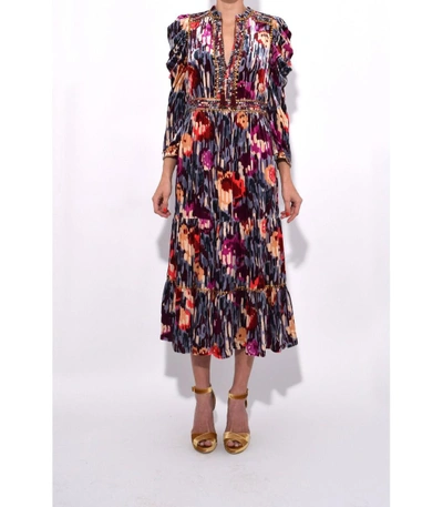 Shop Ulla Johnson Multicolor Disco Ziggy Dress