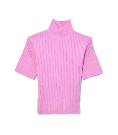Shop Staud Pink Rose Quartz Claudia Sweater