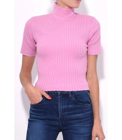 Shop Staud Pink Rose Quartz Claudia Sweater