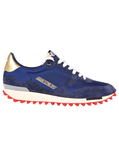 Shop Golden Goose Sneakers Starland In Blue Nylon
