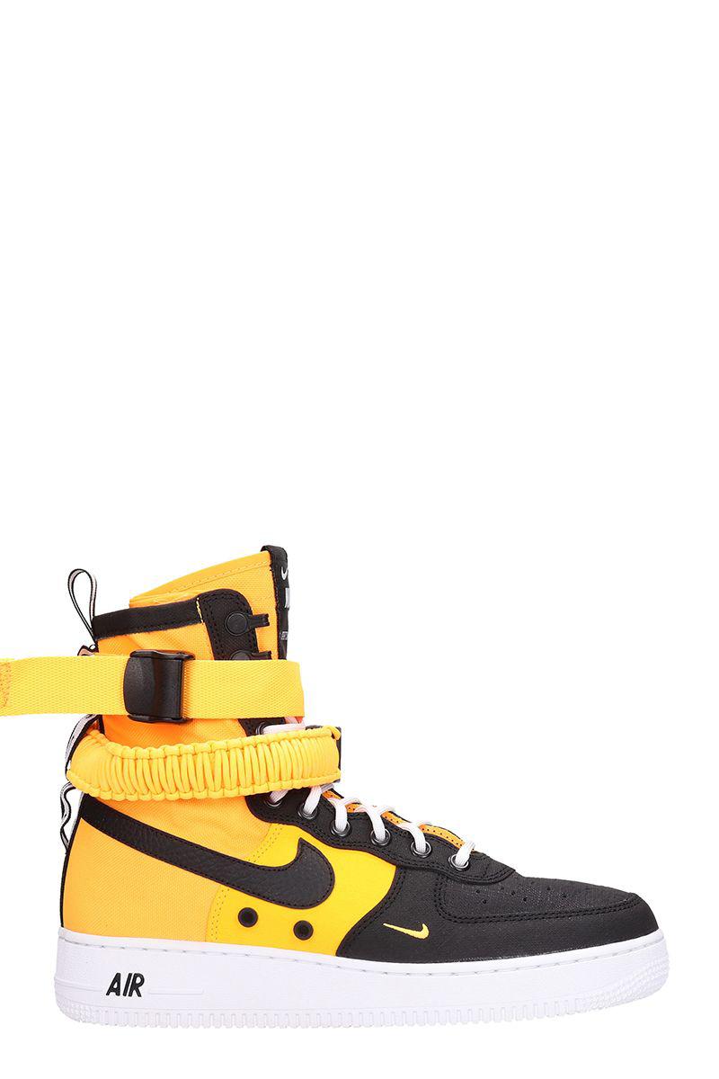 nike special field air force 1 yellow