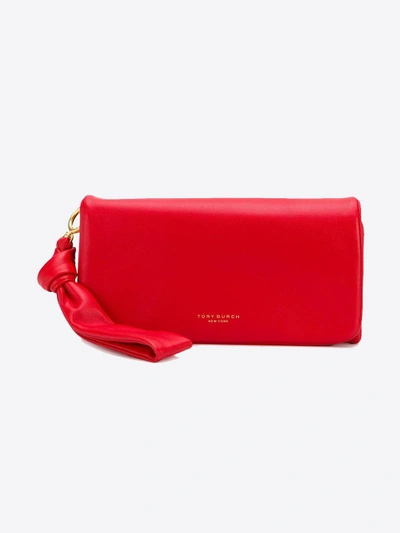 Shop Tory Burch Wallet Red Leather