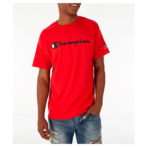 red champion t shirt mens