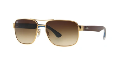 Shop Ray Ban Ray In Brown Gradient