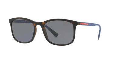 Shop Prada Linea Rossa Man Sunglasses Ps 01ts Lifestyle In Polar Grey