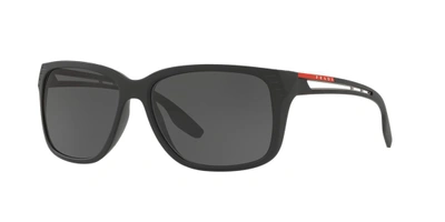 Shop Prada Linea Rossa Man Sunglasses Ps 03ts Active In Grey