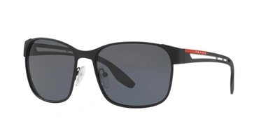 Shop Prada Linea Rossa Man Sunglasses Ps 52ts Active In Grey
