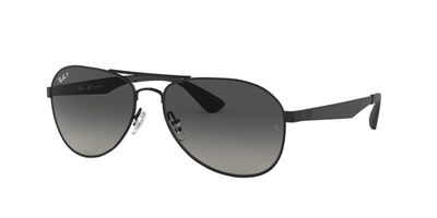 Shop Ray Ban Ray In Polarized Grey Gradient