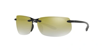 Shop Maui Jim Man Sunglass Banyans In Green Mir Pol