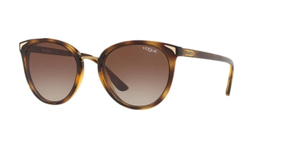 Shop Vogue Eyewear Woman Sunglasses Vo5230s In Brown Gradient