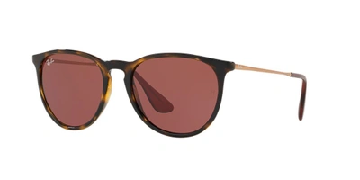 Ray Ban Ray-ban Sunglasses, Rb4171 54 Erika In Multicolor Frames/silver Lenses
