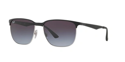 Shop Ray Ban Ray In Grey Gradient