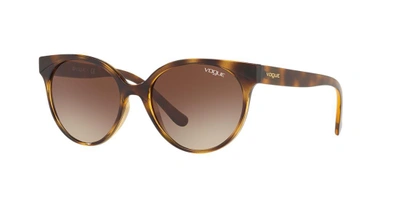 Shop Vogue Eyewear Woman Sunglasses Vo5246s In Brown Gradient