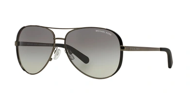 Shop Michael Kors Woman Sunglasses Mk5004 Chelsea In Grey Gradient