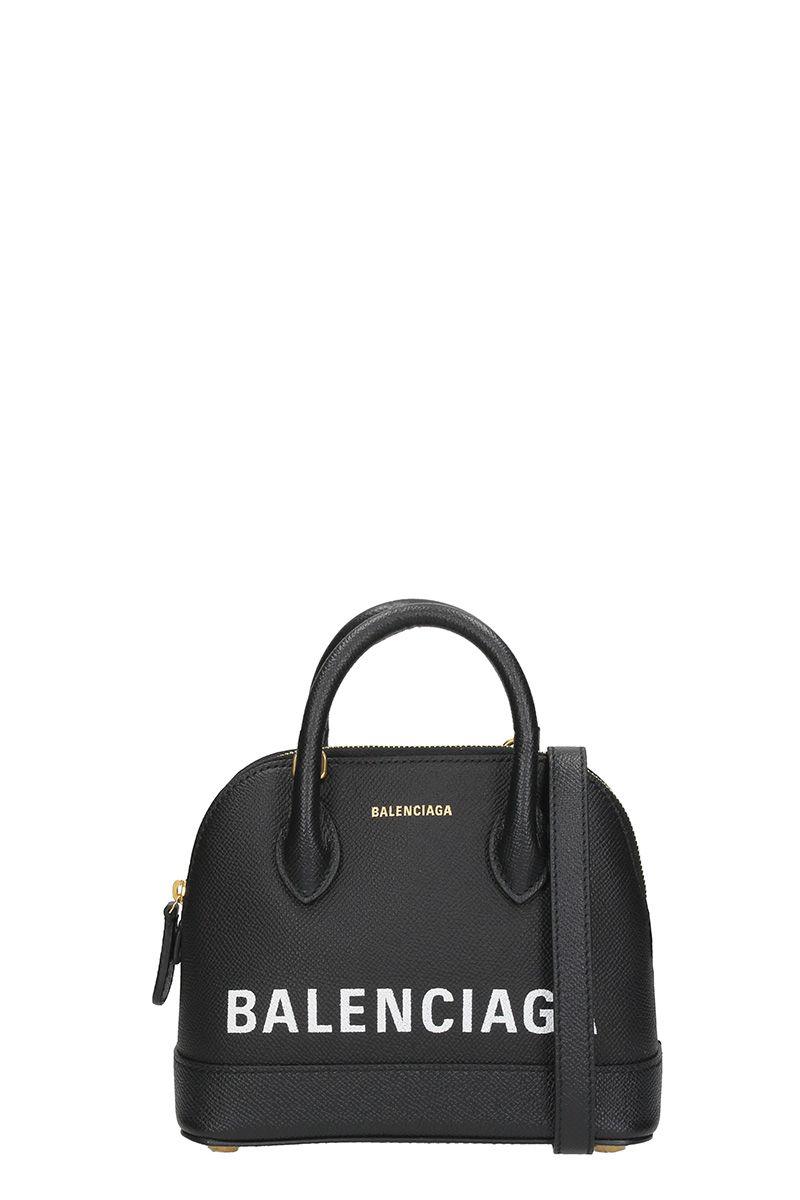 Balenciaga Ville Top Xxs Signature Handle Bag In Black | ModeSens