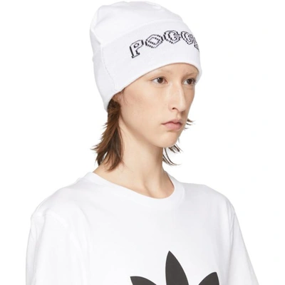 Gosha Rubchinskiy White Adidas Originals Edition Knit Beanie In 3 White ModeSens