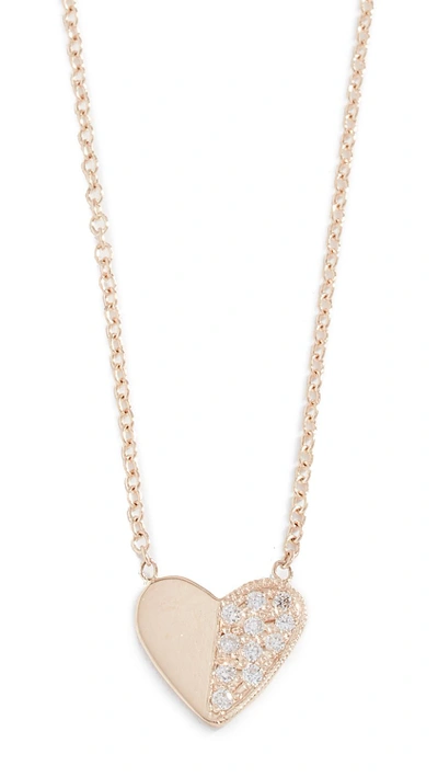 Shop Ariel Gordon Jewelry 14k Close To My Heart Necklace In Yellow Gold