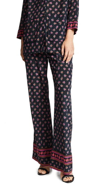 Shop Heartmade Nola Pajama Pants In Black Print