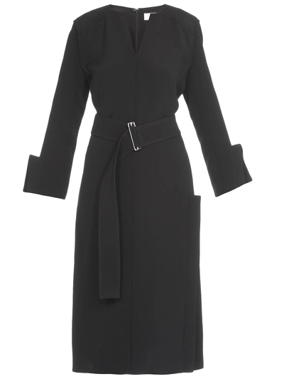 Shop Victoria Beckham Fitted Dress In Black