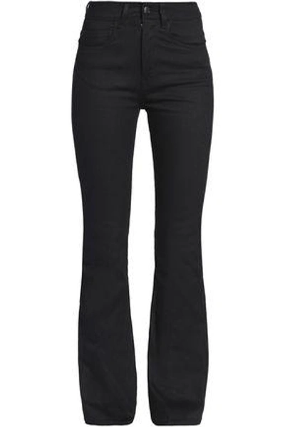 Shop Acne Studios Woman Lita High-rise Bootcut Jeans Black