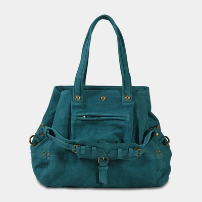 Shop Jérôme Dreyfuss Billy M Bubbled Lambskin Bag In Green